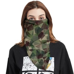 Abstract-vector-military-camouflage-background Face Covering Bandana (triangle) by Salman4z