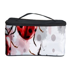 Ladybugs-pattern-texture-watercolor Cosmetic Storage by Salman4z