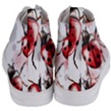 Ladybugs-pattern-texture-watercolor Women s Mid-Top Canvas Sneakers View4