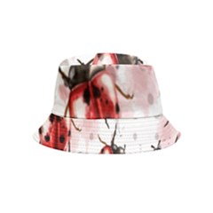 Ladybugs-pattern-texture-watercolor Bucket Hat (kids) by Salman4z