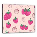 Seamless-strawberry-fruit-pattern-background Canvas 24  x 20  (Stretched) View1