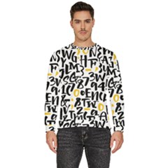 Letters-pattern Men s Fleece Sweatshirt