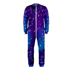 Realistic-night-sky-poster-with-constellations Onepiece Jumpsuit (kids)