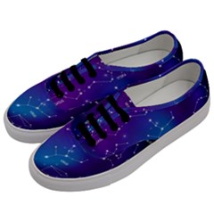 Realistic-night-sky-poster-with-constellations Men s Classic Low Top Sneakers by Salman4z