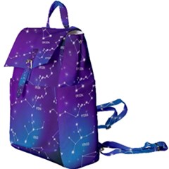 Realistic-night-sky-poster-with-constellations Buckle Everyday Backpack by Salman4z