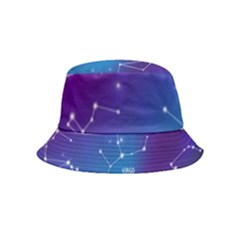 Realistic-night-sky-poster-with-constellations Bucket Hat (kids) by Salman4z