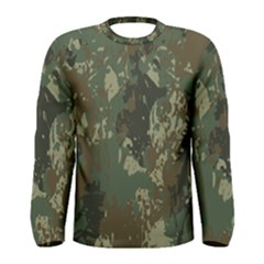 Camouflage-splatters-background Men s Long Sleeve Tee