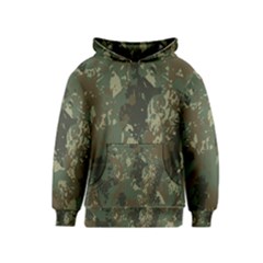 Camouflage-splatters-background Kids  Pullover Hoodie