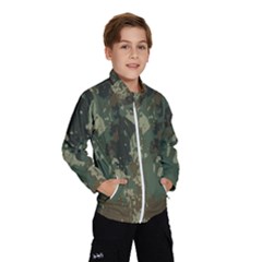 Camouflage-splatters-background Kids  Windbreaker