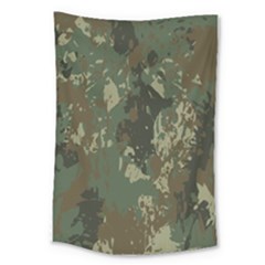 Camouflage-splatters-background Large Tapestry