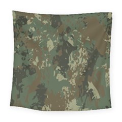 Camouflage-splatters-background Square Tapestry (large)