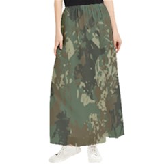 Camouflage-splatters-background Maxi Chiffon Skirt by Salman4z