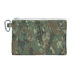 Camouflage-splatters-background Canvas Cosmetic Bag (large) by Salman4z