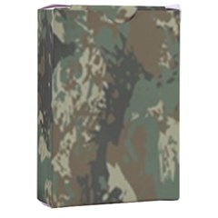 Camouflage-splatters-background Playing Cards Single Design (rectangle) With Custom Box