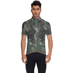 Camouflage-splatters-background Men s Short Sleeve Cycling Jersey by Salman4z