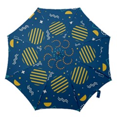 Flat-design-geometric-shapes-background Hook Handle Umbrellas (medium) by Salman4z