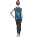 Flat-design-geometric-shapes-background Kids  Mesh Tank Top View2