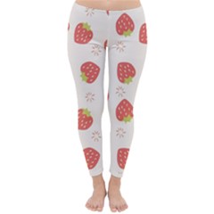 Strawberries-pattern-design Classic Winter Leggings by Salman4z