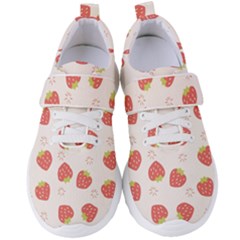 Strawberries-pattern-design Women s Velcro Strap Shoes by Salman4z