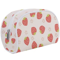 Strawberries-pattern-design Make Up Case (large) by Salman4z