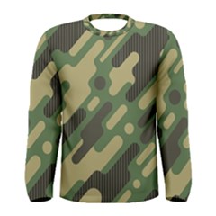 Camouflage-pattern-background Men s Long Sleeve Tee