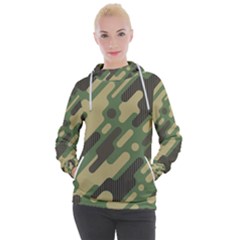 Camouflage-pattern-background Women s Hooded Pullover