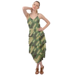 Camouflage-pattern-background Layered Bottom Dress by Salman4z