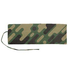 Camouflage-pattern-background Roll Up Canvas Pencil Holder (m) by Salman4z