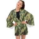 Camouflage-pattern-background Long Sleeve Kimono View1