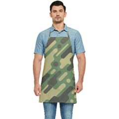 Camouflage-pattern-background Kitchen Apron by Salman4z