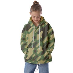 Camouflage-pattern-background Kids  Oversized Hoodie