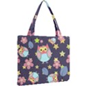 Owl-stars-pattern-background Mini Tote Bag View2