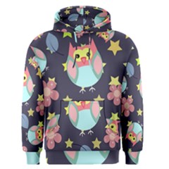 Owl-stars-pattern-background Men s Core Hoodie