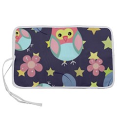 Owl-stars-pattern-background Pen Storage Case (m) by Salman4z