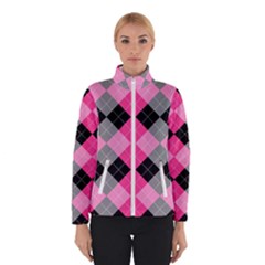 Seamless-argyle-pattern Women s Bomber Jacket