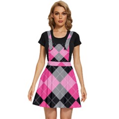 Seamless-argyle-pattern Apron Dress by Salman4z