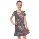 Vintage Cityscape City Retro Old Kids  Cross Web Dress View1