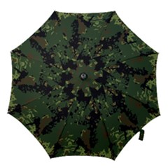 Military Background Grunge Hook Handle Umbrellas (small) by pakminggu