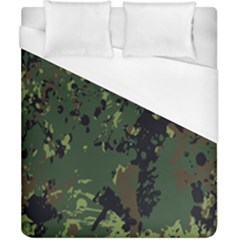 Military Background Grunge Duvet Cover (california King Size) by pakminggu