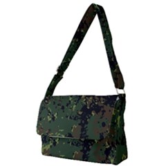 Military Background Grunge Full Print Messenger Bag (s) by pakminggu