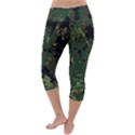 Military Background Grunge Lightweight Velour Capri Yoga Leggings View4