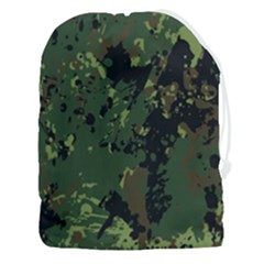 Military Background Grunge Drawstring Pouch (3xl) by pakminggu