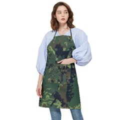 Military Background Grunge Pocket Apron by pakminggu