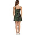 Military Background Grunge Ruffle Edge Bra Cup Chiffon Mini Dress View4