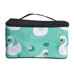 Elegant Swan Seamless Pattern Cosmetic Storage by pakminggu