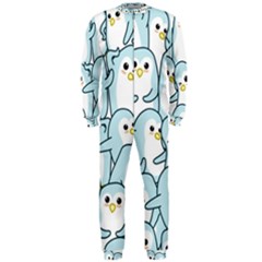 Penguins Pattern Onepiece Jumpsuit (men) by pakminggu