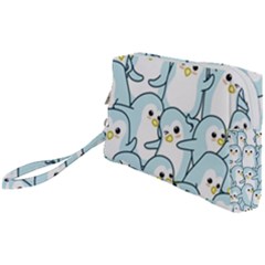 Penguins Pattern Wristlet Pouch Bag (small) by pakminggu