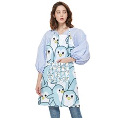 Penguins Pattern Pocket Apron by pakminggu