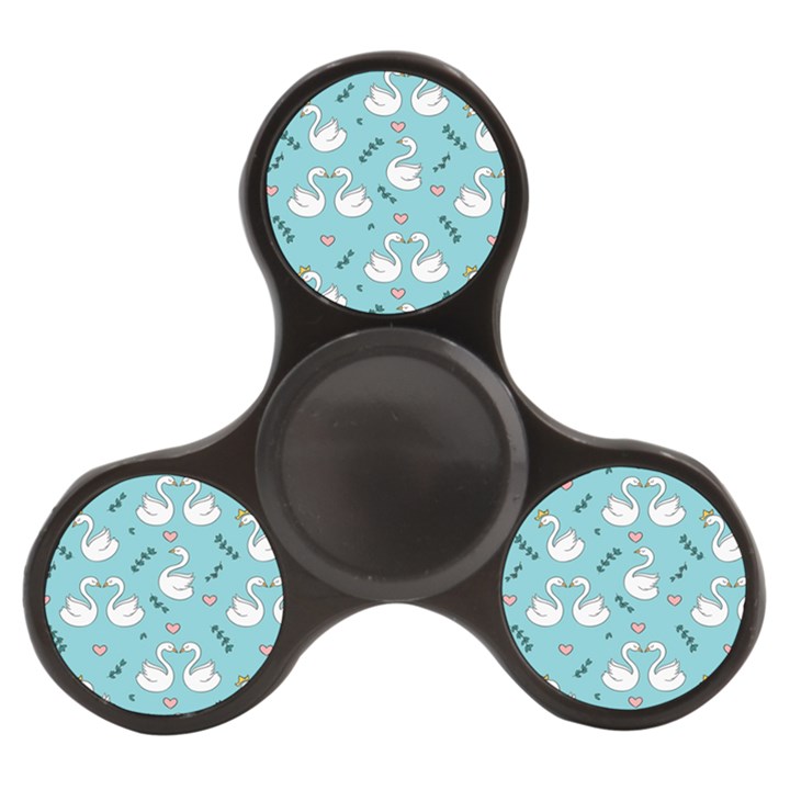 Elegant Swan Pattern Design Finger Spinner