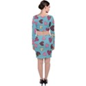 Seamless Pattern With Heart Shaped Cookies With Sugar Icing Top and Skirt Sets View2